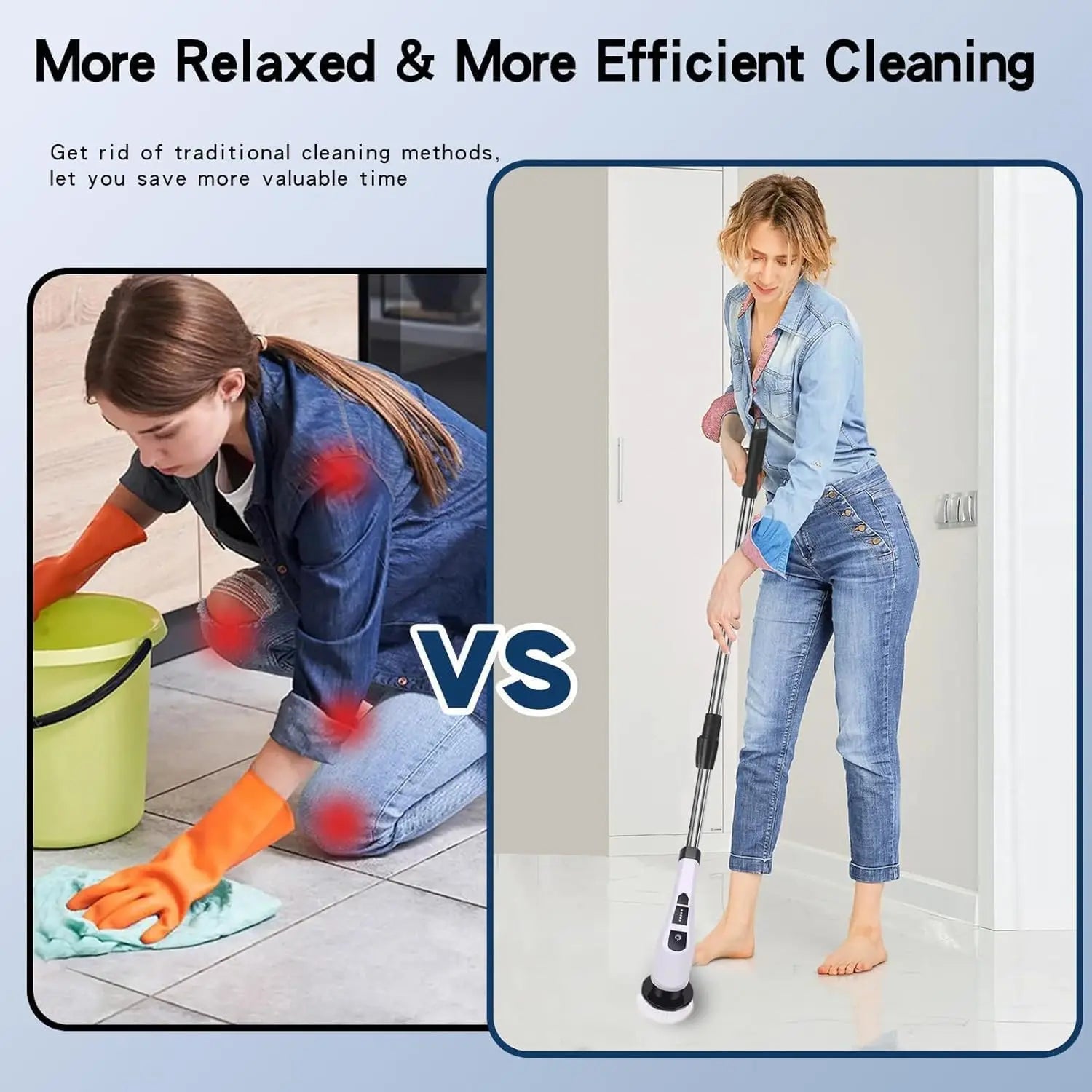 SpinScrub [deep clean bathroom ] Easily.
