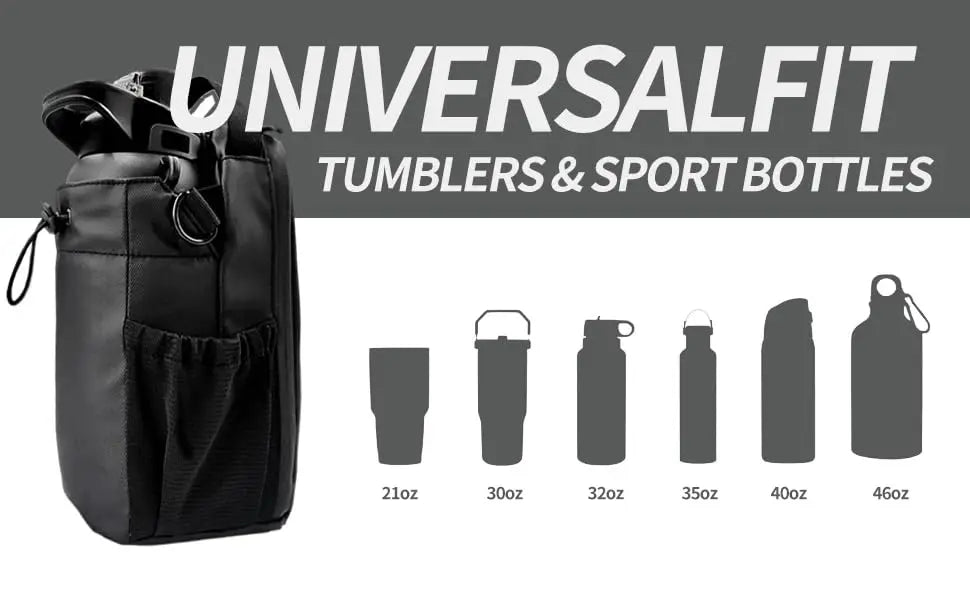 HOT!!! Magnetic Gym Cycling Water Bottle Bag -Unisex Magnetic Gym mountain Bag, Holds Gym Water Bottles with Strap, 9.84" Tall